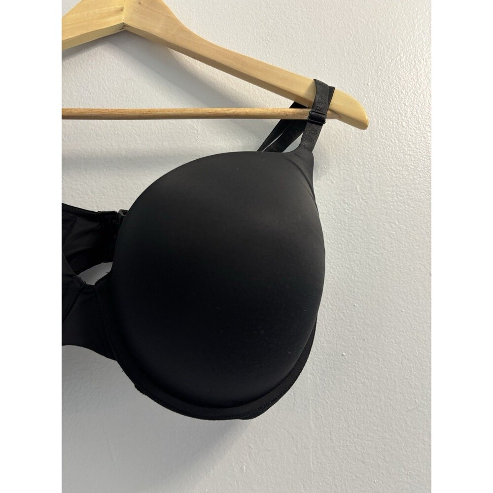 Victoria's Secret Infinity Flex Wireless Plunge Bra Black Size 38DD 417619 - Picture 2 of 7